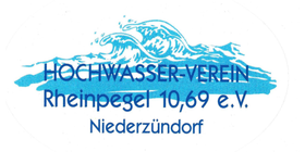 Logo Hochwasserverein Pegel 10,69 e.V. Niederzündorf