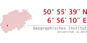 Logo Universität zu Köln Geographisches Institut